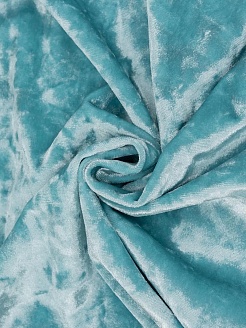 Ткань Бархат-стрейч мраморный - фото №1